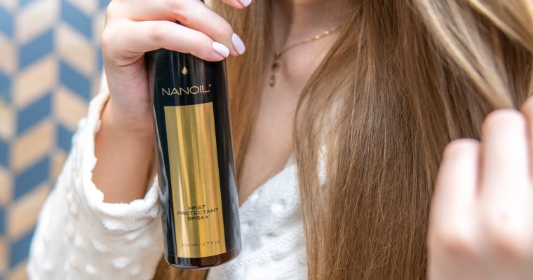 nanoil heat protectant spray